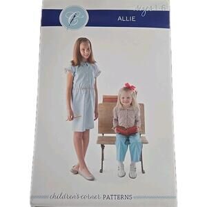 Children's Corner Pattern 290S Allie Blouse or Dress Girls Size 1-6 Uncut